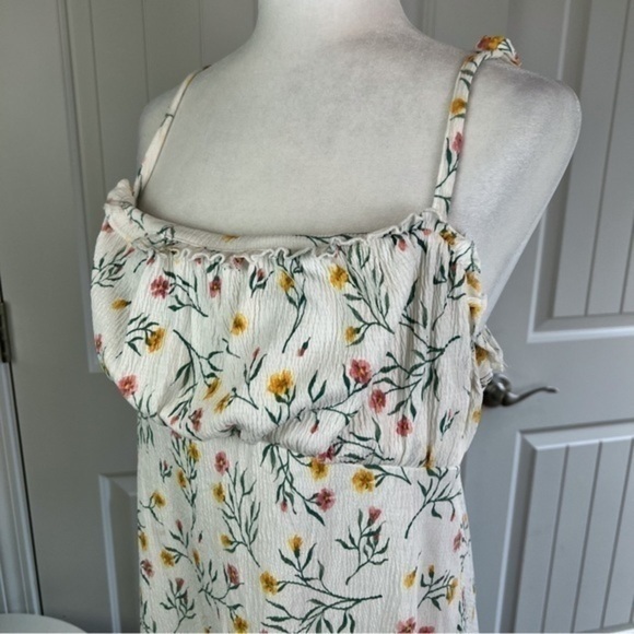 H&M Divided Dress womens size large sleeveless floral short - Picture 3 of 10